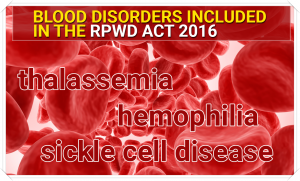 blood diseases rpwd act 2016-1